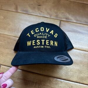 Tecovas Black & Gold Western Trucker Hat